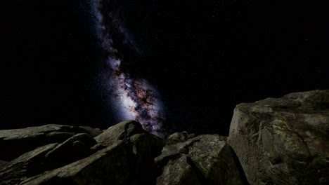4K-Astrophotography-star-trails-over-sandstone-canyon-walls.